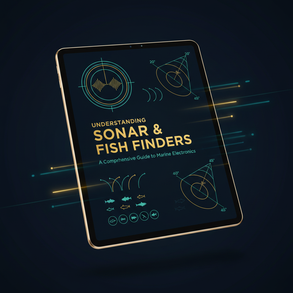 Understanding Sonar and Fish Finders eBook on tablet